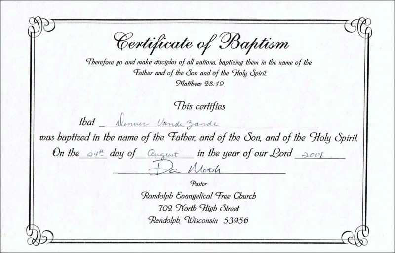 Baby Christening Certificate Template New Baptism Class Certificate Template Brochure Templates Rohanspong Net