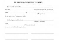Blank Marriage Certificate Template New Job Experience Certificate format Hr Letter formats Certificate