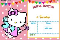 Bubble Guppies Birthday Banner Template New Hello Kitty Birthday Invitation Template