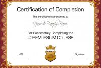 Certificate Of Accomplishment Template Free Unique Elegant Certificate Templates Free Good Certificate Design Vector