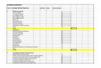 Expense Report Spreadsheet Template Excel New Monthly Business Expenses Worksheet Expense Budget Spreadsheet