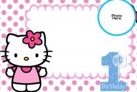 Hello Kitty Birthday Banner Template Free New Birthday Invitation Template Avengers Cinderella Invite Wording Text