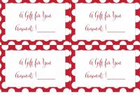 Homemade Christmas Gift Certificates Templates Awesome Free Christmas Gift Card Envelope Template Loveandrespect Us
