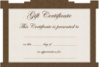 Homemade Christmas Gift Certificates Templates Awesome Free Printable Gift Certificates for Services Gift Ideas