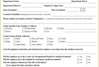 Incident Report form Template Doc Awesome 010 Employee Incident Report Template Free Templates form Remarkable