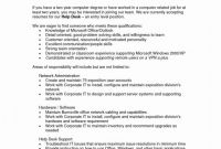 It Support Report Template Professional It Support Resume New Resume format for Experienced Technical