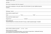 Near Miss Incident Report Template Awesome Example Incident Report Writing Sazak Mouldings Co