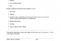 Patient Report form Template Download Awesome Surgery Informed Consent form Template Consent form Consent