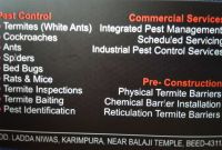 Pest Control Inspection Report Template Unique Aarav Enterprises and Services M Ganj Beed 24 Hours Pest Control