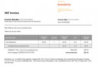 Production Status Report Template Awesome How to Get A Tax Invoice for Your order eventbrite Help Centre