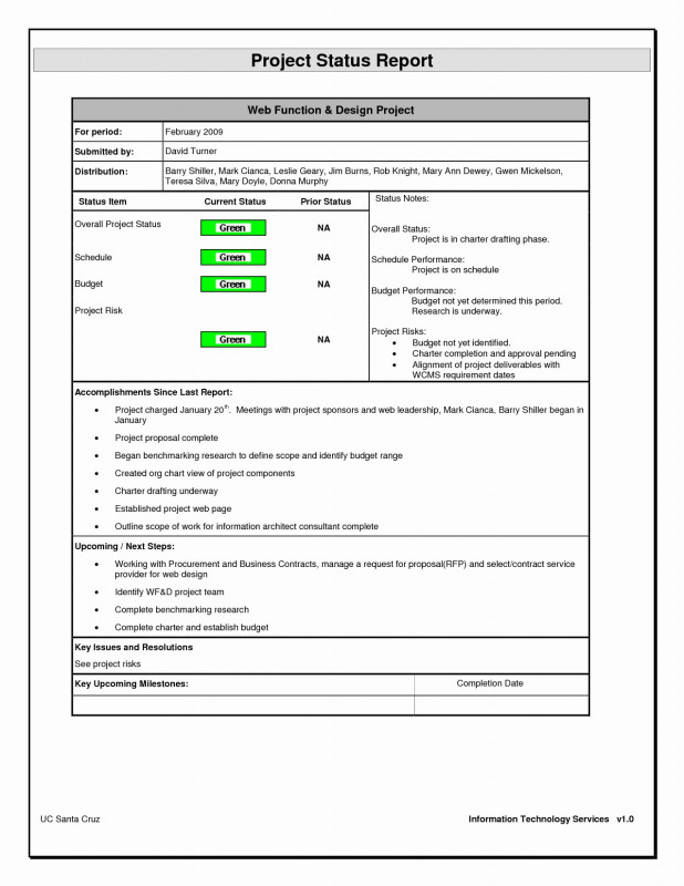 Progress Report Template Doc New Project Status Report Sample Template with Progress format Excel