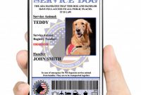 Service Dog Certificate Template New Free Dog Birth Certificate Fabulous Free Puppy Birth Certificate