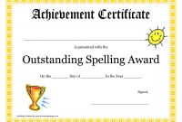 Spelling Bee Award Certificate Template New Bee Certificate Template Word Certificatetemplateword Com