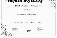 Stock Certificate Template Word New Luxury Training Certificate Template Free Best Of Template