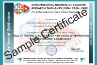 Track and Field Certificate Templates Free New Ijcrt issn 2320 2882 Ugc Approved Journal