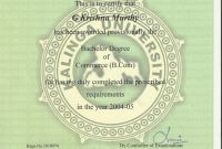 University Graduation Certificate Template New Please Verify My Degree Certificate From Kalinga University ask