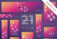 Website Banner Design Templates Unique Banners Pack Fitness Training Gym by Amber Graphics On