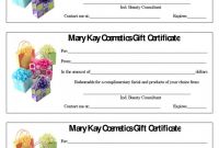Yoga Gift Certificate Template Free New Mary Kay Gift Certificate Template Free Download