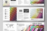 Adobe Illustrator Tri Fold Brochure Template Best Business Templates for Tri Fold Square Brochures Leaflet Cover