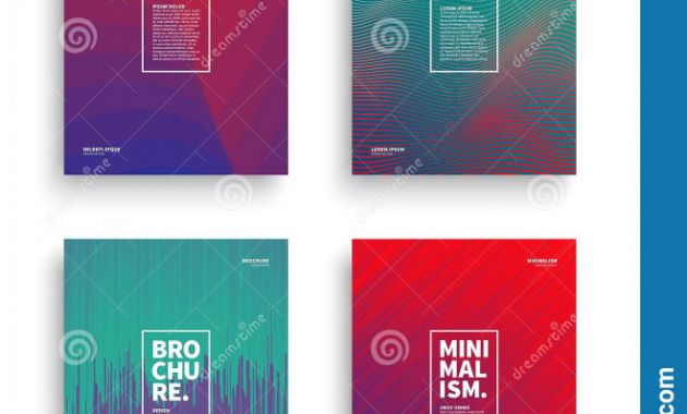 Fancy Brochure Templates Awesome Vector Different Brochures Design Templates Stock Vector