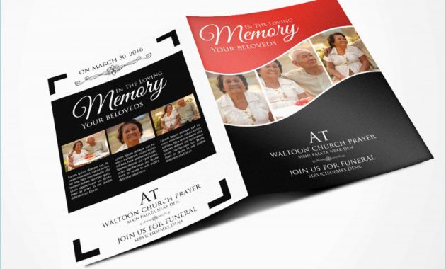 Free Brochure Template Downloads Best Blank Funeral Program Template Inspirational Free Funeral Program