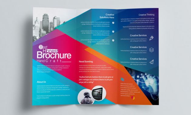 Free Online Tri Fold Brochure Template Best Excellent Professional Corporate Tri Fold Brochure Template