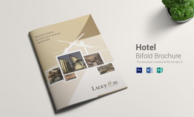 Hotel Brochure Design Templates Awesome Stupendous Bi Fold Brochure Template Word Ideas Free Download