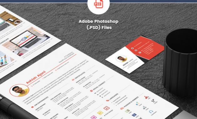 Single Page Brochure Templates Psd New 75 Best Free Resume Templates Of 2019