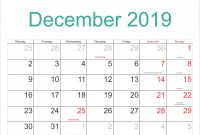 Blank Activity Calendar Template New Free Blank December 2019 Calendar Printable Templates
