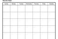 Blank Activity Calendar Template Unique Sample Calendars to Print Blank Monthly Calendar Template