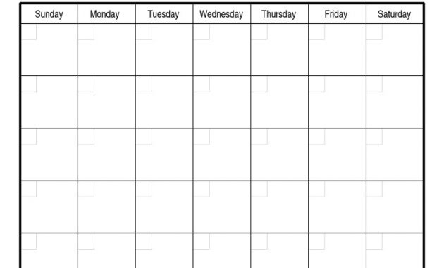 Blank Activity Calendar Template Unique Sample Calendars to Print Blank Monthly Calendar Template