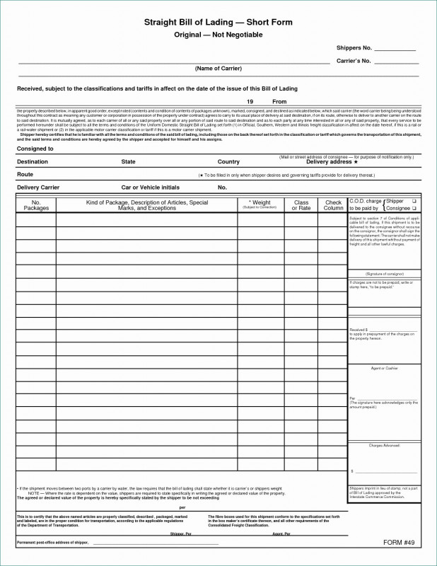 Blank Bol Template New Bill Of Lading Short form Template Pdf Mbm Legal