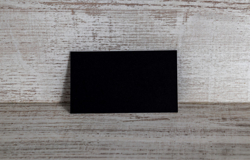 Blank Business Card Template Download New Photo Of Blank Business Card On A Wooden Background