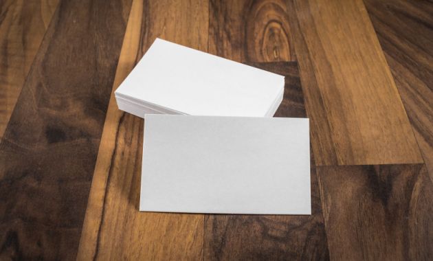 Blank Business Card Template Download Unique Piles Of Blank Business Cards On Wood Table Background