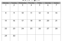 Blank Calendar Template for Kids Unique April 2019 Printable Calendar Template Celldwellertribe Com