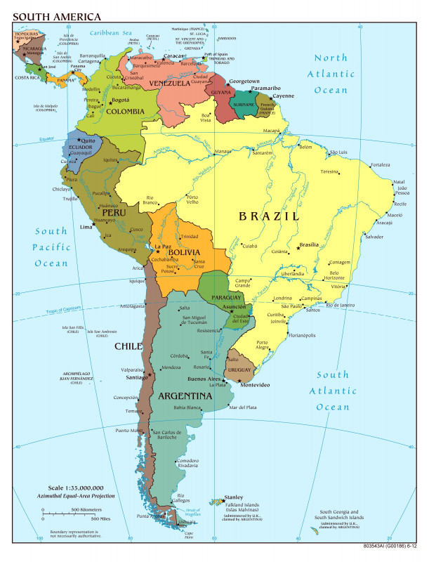 Blank City Map Template New 43 True Unlabeled Map Of south America