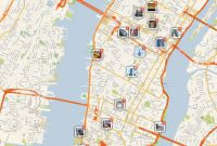 Blank City Map Template Unique New York City Manhattan Printable tourist Map Sygic Travel