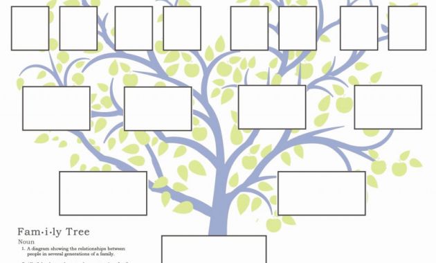 Blank Family Tree Template 3 Generations New Simple Family Tree Template Beautiful Make A Family Tree