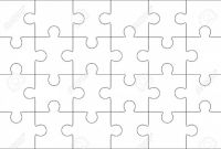 Blank Jigsaw Piece Template Awesome 018 Jigsaw Puzzle Blank Template or Cutting Guidelines Of