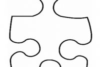 Blank Jigsaw Piece Template Unique Free Autism Puzzle Piece Coloring Page Download Free Clip
