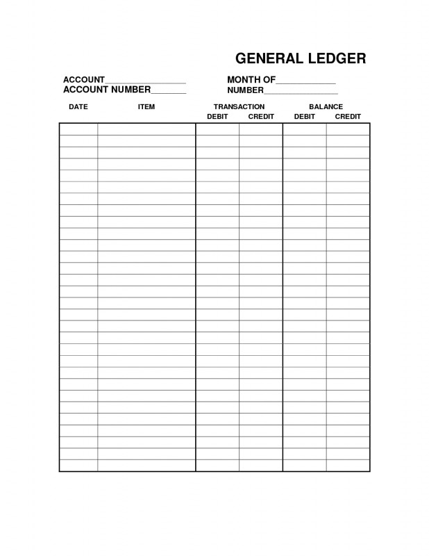 Blank Ledger Template Awesome Debit and Credit Ledger Template Google Search General