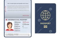 Blank Legal Document Template Awesome Passport Document Id International Paper Passport Page with