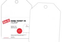 Blank Luggage Tag Template Unique Hang Ticket 6
