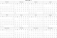 Blank One Month Calendar Template Awesome Free 2021 Printable Monthly Calendar with Holidays Word Pdf