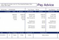 Blank Payslip Template Awesome Replacement Payslips Free Sample No Payment Required