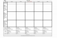 Blank Preschool Lesson Plan Template Awesome Free Printable Lesson Plans Plan Templates for toddlers