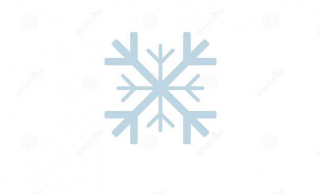 Blank Snowflake Template New Snowflake Icon Template Christmas Snowflake On Blank