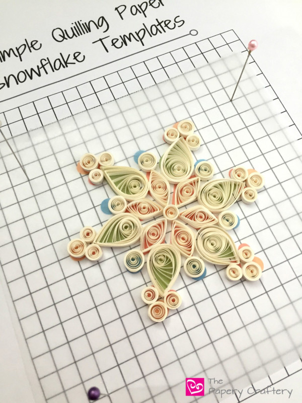 Blank Snowflake Template Unique How to Make Quilling Paper Snowflakes the Papery Craftery