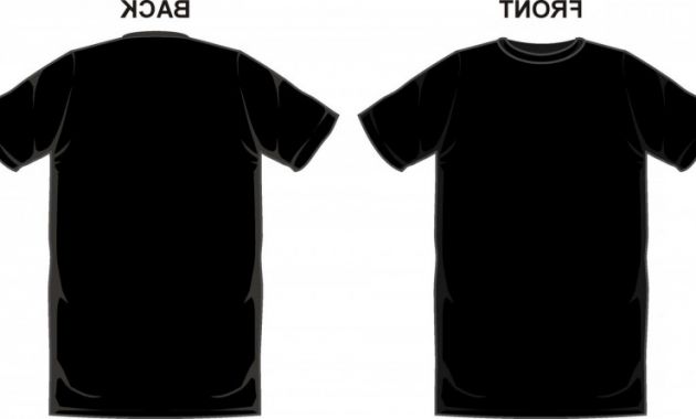 Blank T Shirt Design Template Psd New Black T Shirt Template Vector Sarahgardan