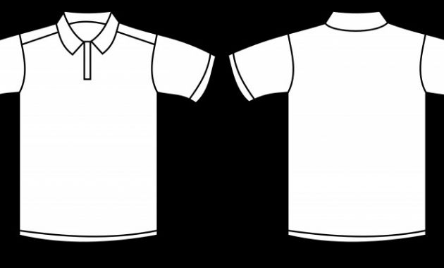 Blank T Shirt Design Template Psd New Free Polo Template Illustration Collar T Shirt Template